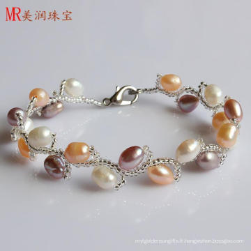 Bracelet perle d&#39;eau douce et de mode (EB1509-1)